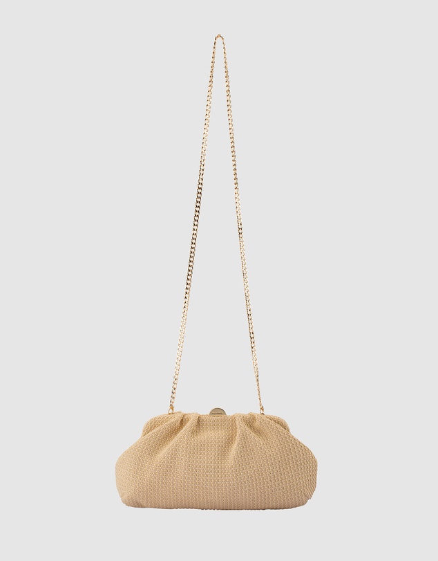 Olga Berg - Oriana Woven Clutch