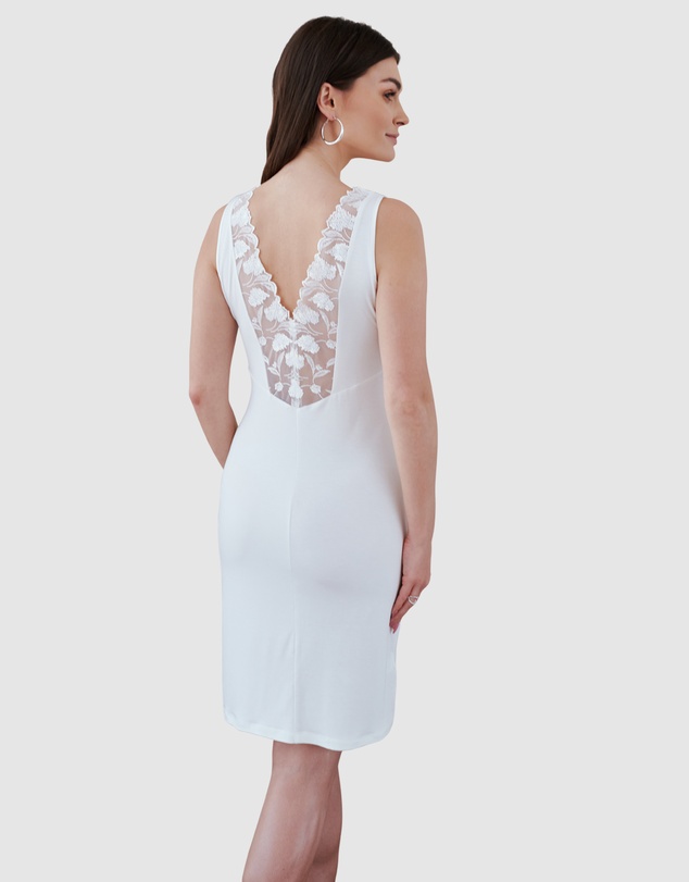 Oh!Zuza - Short Viscose Nightie with Embroidery