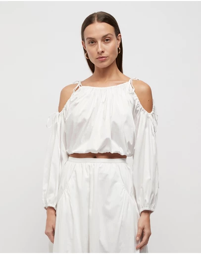 FRIEND of AUDREY - Kehlani Tie Crop Top