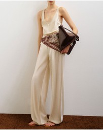 Reformation - Gale Satin Mid Rise Bias Pants