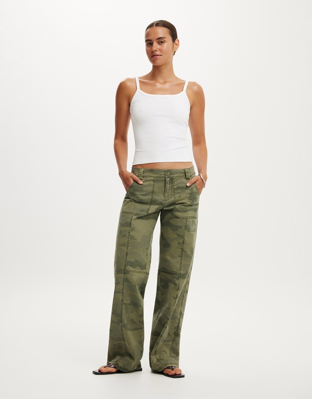 Cotton On - Lexi Low Rise Utility Pant