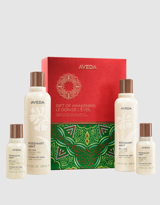 Aveda - Gift of Awakening Rosemary Mint Body Wash and Lotion Set