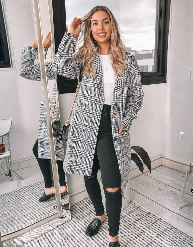 Esther & Co - Polaris Coat - Print