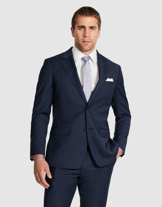 Tarocash - Ty Slim Check Wool Suit Jkt