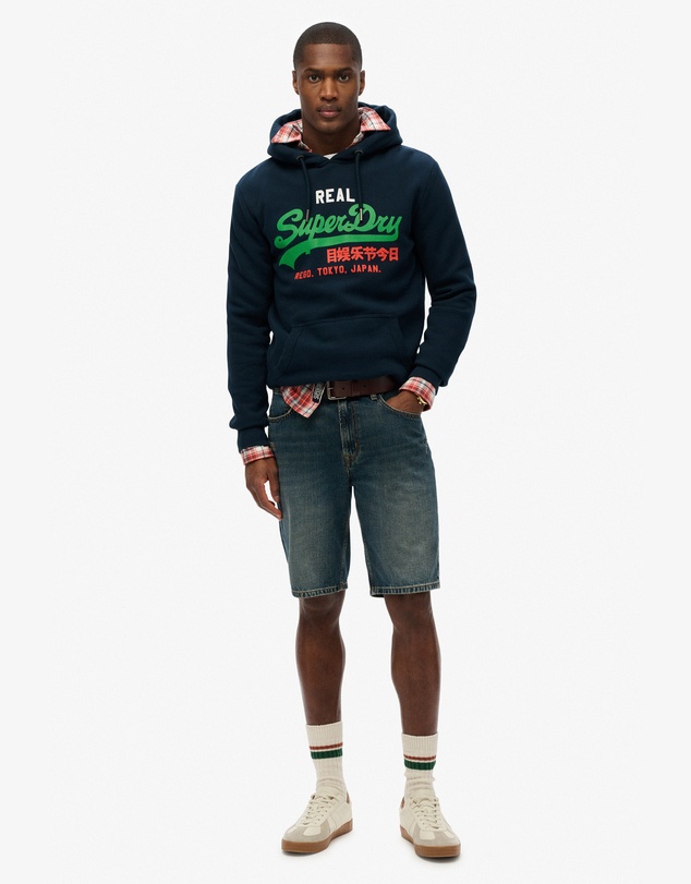 Superdry - Vintage Logo Tri Slim Fit Hoodie