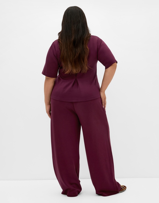 City Chic - Mae Short Sleeve Sweat Top
