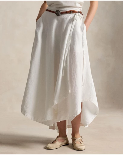 Polo Ralph Lauren - Linen Wrap Skirt