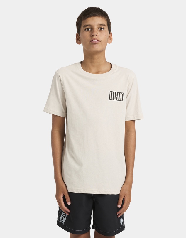 Quiksilver - Boys 8 to 16 Static Box T-Shirt