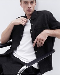 UNISON - Oversized Denim S/S Shirt