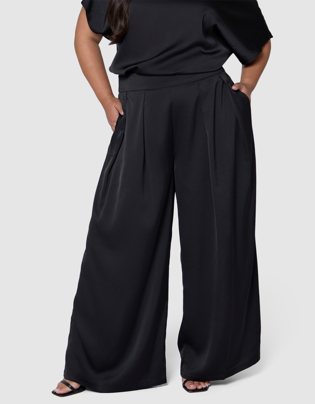 Pink Dusk by Curve Project - Lovergirl Wide Leg Pant