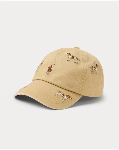 Polo Ralph Lauren - Dog-Embroidered Twill Ball Cap