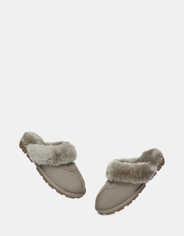 EVERAU - Australian Shepherd Ugg Waffle Slipper Sheepskin Upper House Shoes
