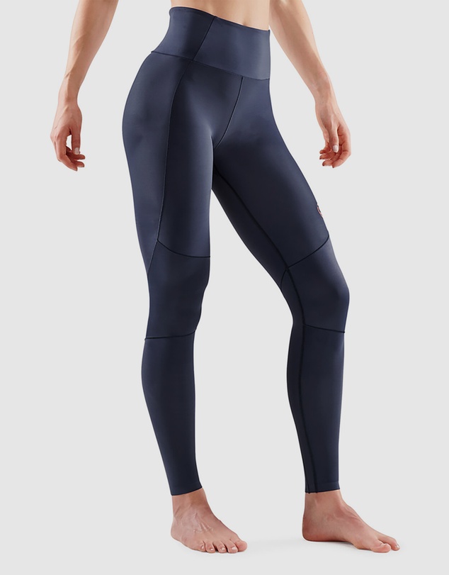 SKINS - SKINS Compression Women's Series-5 Activewear Long Tights Skyscraper Navy