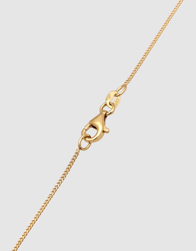 Elli Jewelry - Midnight Necklace in Gold-Plated 925 Silver
