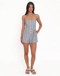 Petal & Pup - Reesa Playsuit - Smoke Stripe