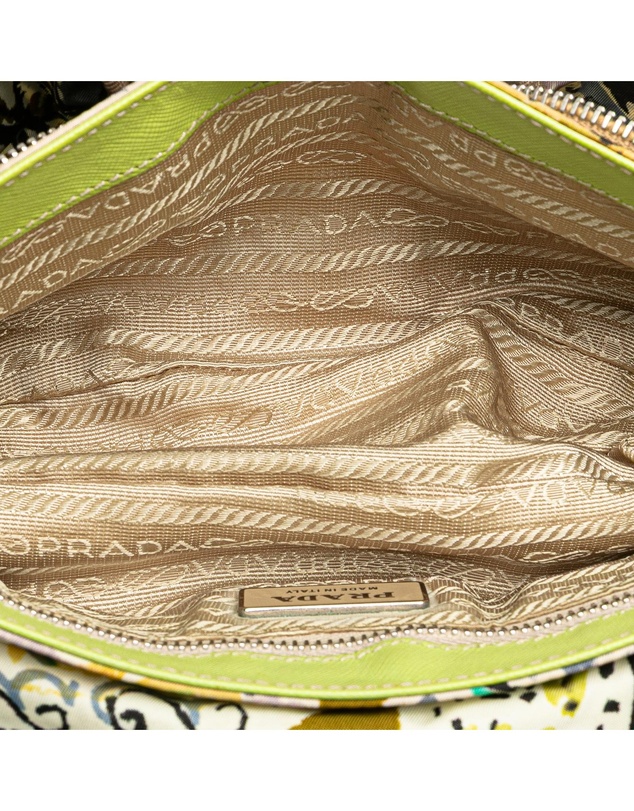 Pre-Loved by Azura Reborn - Pre-Loved prada Printed Crossbody Bag with Adjustable Shoulder Strap and Buckle Closure