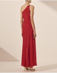 Shona Joy - Amina One Shoulder Panelled Maxi Dress