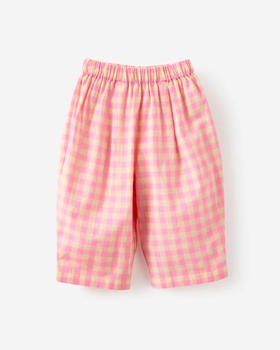 BABY YELLOWPINK GINGHAM