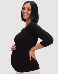 B Free Intimate Apparel - Maternity Bamboo 3/4 Sleeve Top