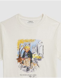 Polo Ralph Lauren - Polo Bear Cotton Jersey Tee - ICONIC EXCLUSIVE - Teens
