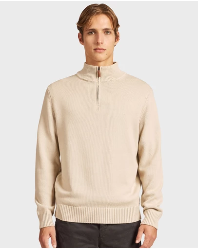 Academy Brand - Clyde 1/4 Zip Knit