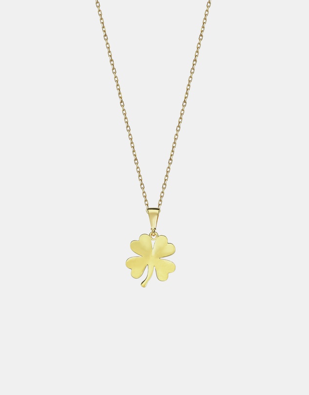 Zoe Olivia - 9K Gold Lucky Clover Necklace