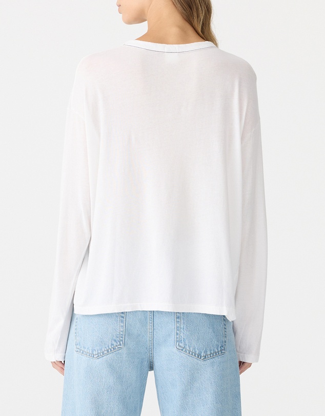 Bassike - Slouch Superfine Long Sleeve T-Shirt