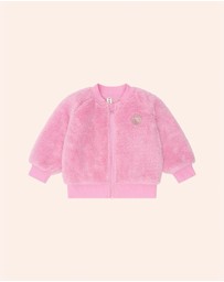 Huxbaby - Varsity Huxette Fur Jacket - Babies-Kids