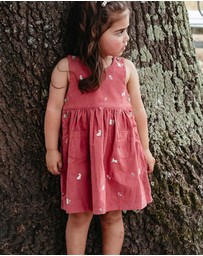 Purebaby - Bunny Embroidered Pinnie -Kids-Babies