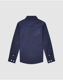 Tommy Hilfiger - Solid Poplin Shirt - Kids