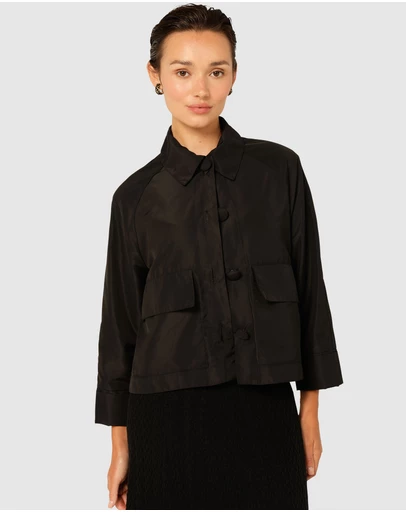 SACHA DRAKE - Button Up Cropped Jacket