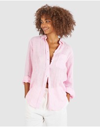 CAMIXA - Rina Striped Linen Shirt