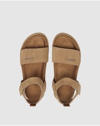 EVERAU - EverAU Ugg Carla Cow Suede Upper Sandals