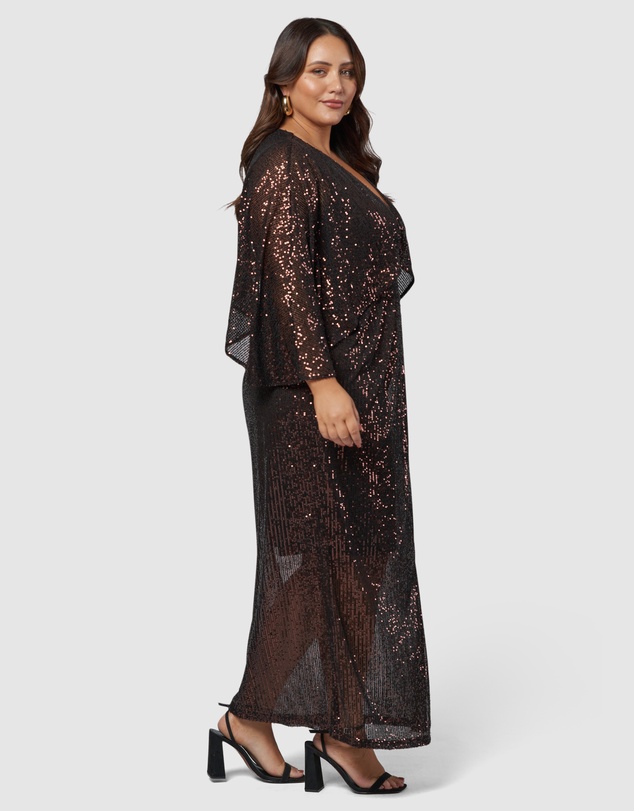 Pink Dusk by Curve Project - Red Carpet Ready Maxi Dress