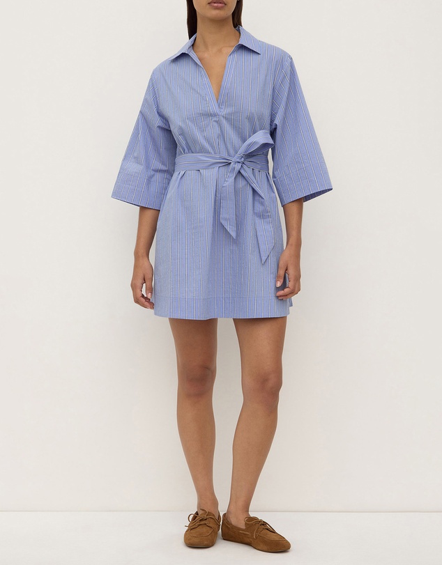 Assembly Label - Erina Stripe Mini Shirt Dress