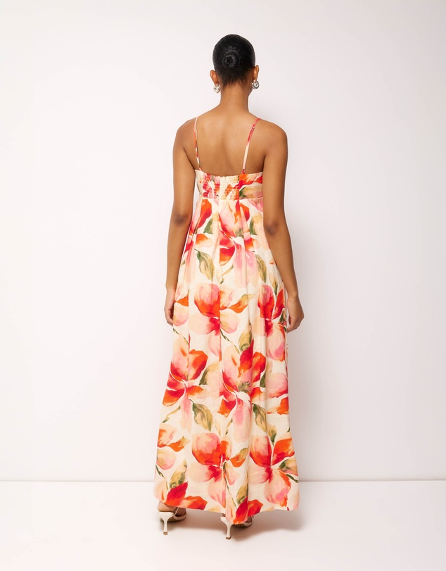 AERE - Aniya Linen Maxi Dress