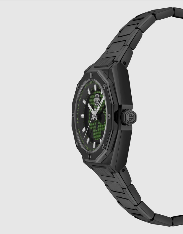 Philipp Plein - PLEIN DELUXE 44mm IP Black Tone Analogue Watch