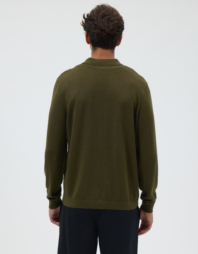 AERE - Silk Blend Textured Knit Shirt
