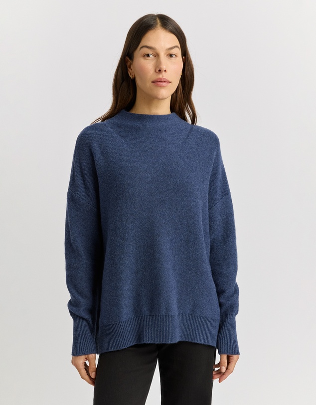 Toorallie - Drop Shoulder Mock Neck
