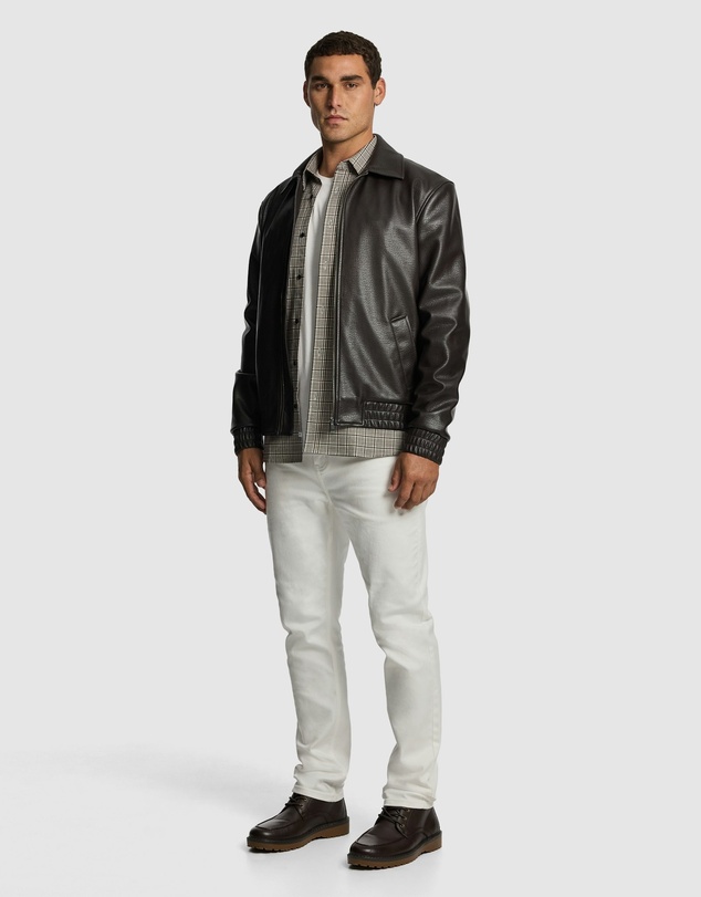 yd. - Scotty Faux Leather Jacket