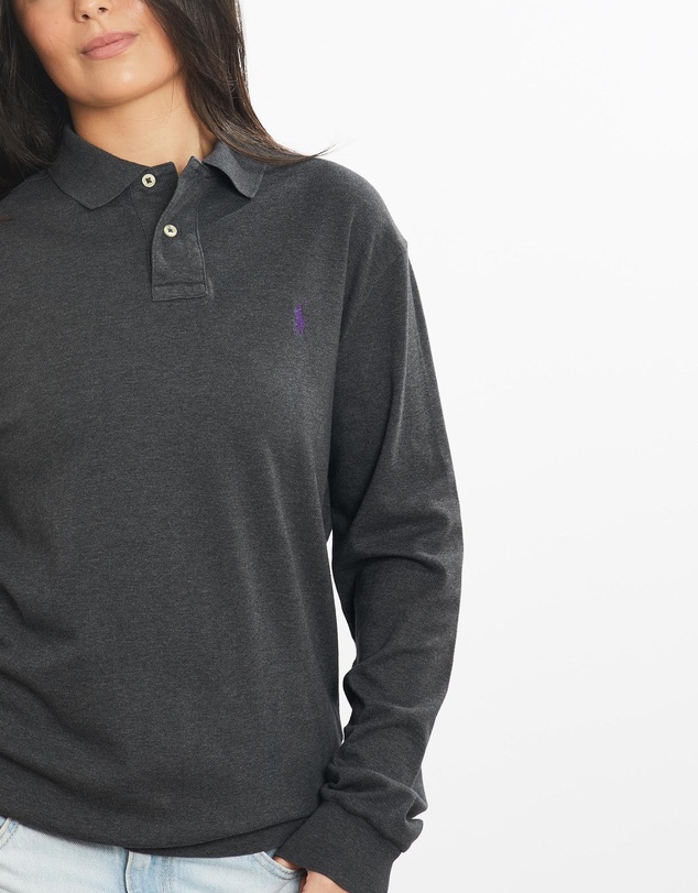 Vintage by The Real Deal - Pre Loved - Vintage Polo Ralph Lauren Long Sleeve Polo Shirt