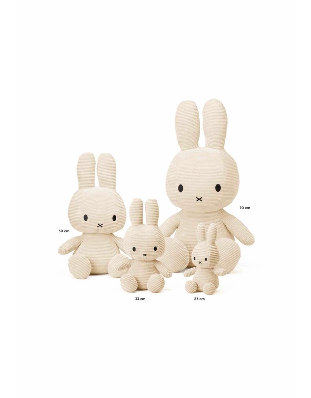 Miffy - Miffy Sitting Corduroy Offwhite 23cm