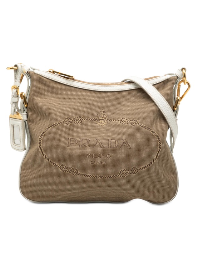 Pre-Loved by Azura Reborn - Pre-Loved Canvas Canapa Logo Crossbody