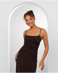 Pilgrim - Orlando Cowl Neck Mesh Gown
