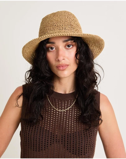 Subtitled - North Straw Bucket Hat