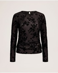 SABA - Bowie Burnout Long Sleeve Top