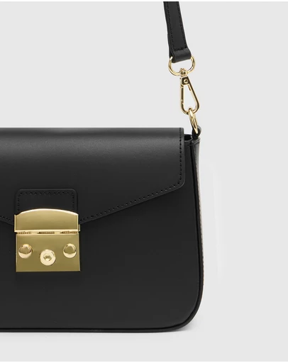 Florence - Margot Black Crossbody Bag