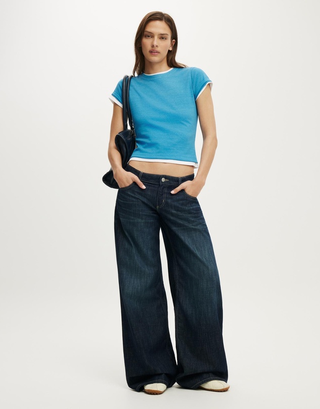 Cotton On - Low Rise Wide Jeans