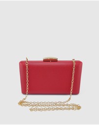 Izoa - Bianca PU Leather Clutch