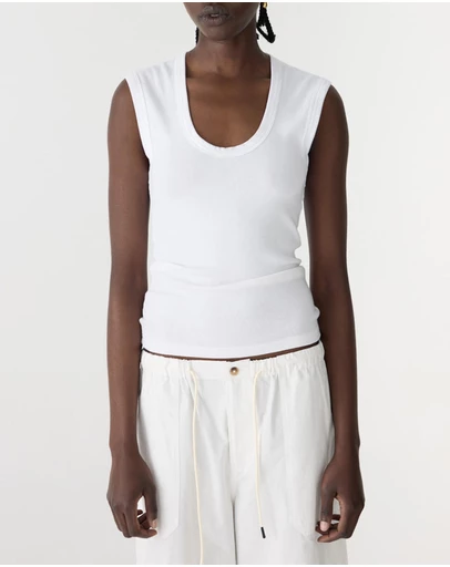 Bassike - Essential Scoop Tank